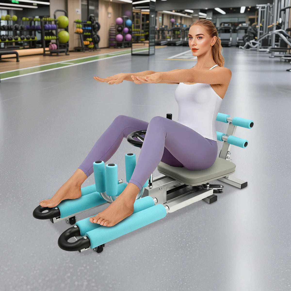Heavy Duty Adjustable Leg Stretcher For Flexible Split Training