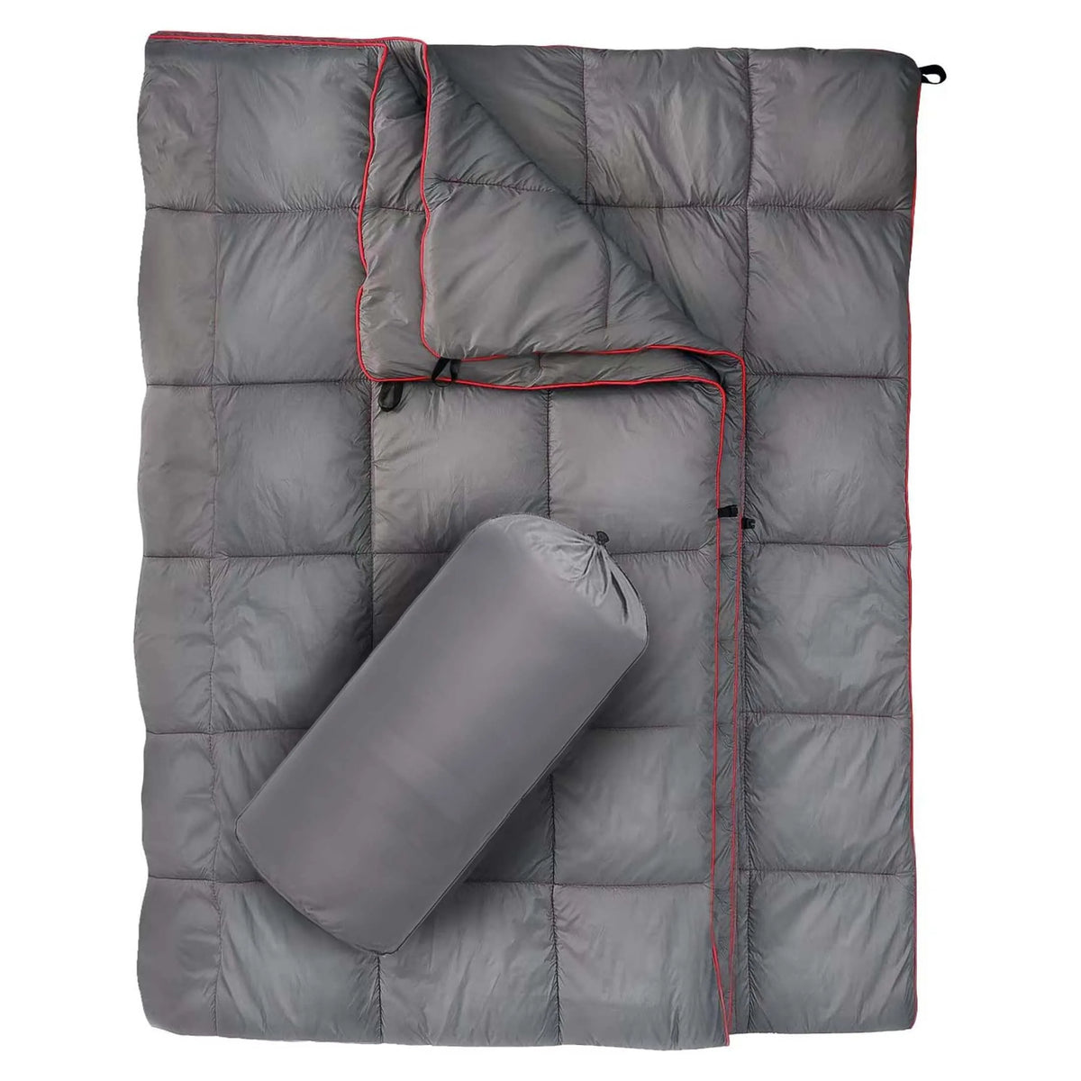 Lightweight Puffy Camping Blanket Down Alternative Warm Waterproof Quilt