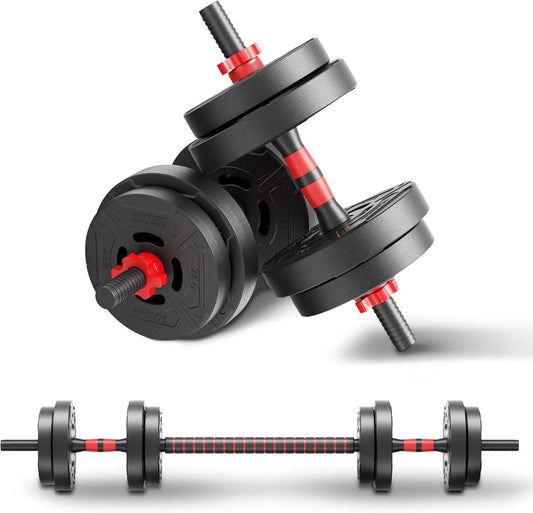 Adjustable Dumbbell And Barbell Set For Home Strength Training