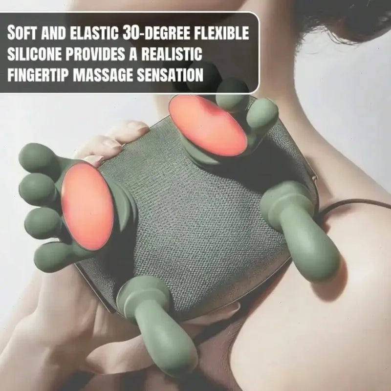 Wireless 4D Shiatsu Neck And Shoulder Massager With Heat