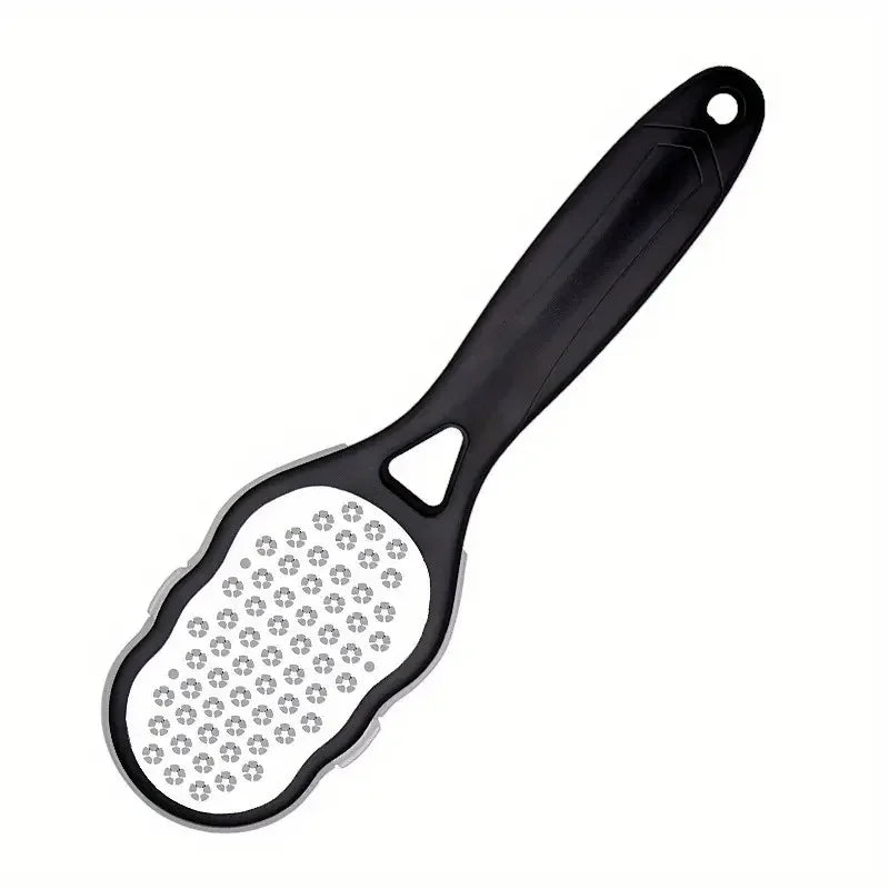 Stainless Steel Foot File With Ergonomic Coarse And Fine Grit