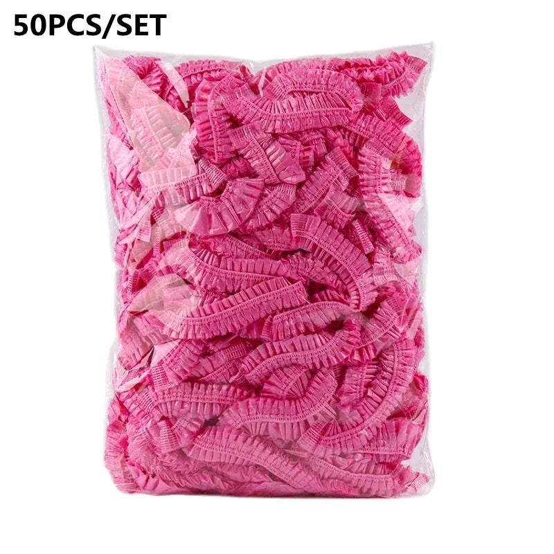 Premium Disposable Waterproof Shower Cap For Bathroom Travel