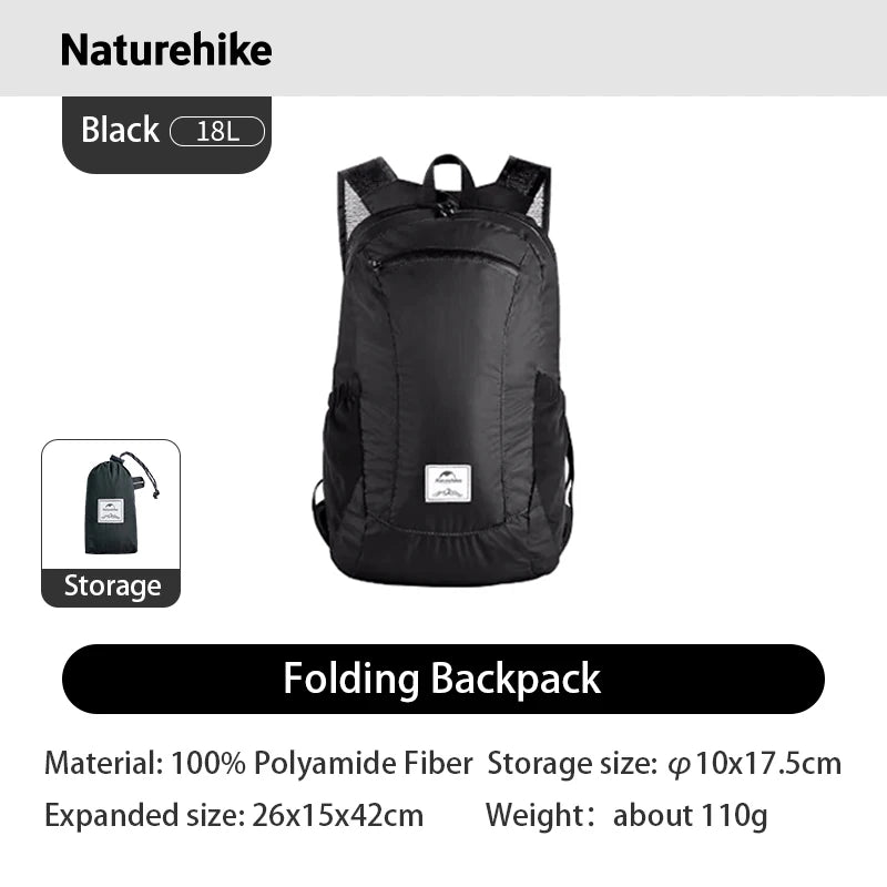 Naturehike Ultralight Waterproof Foldable Backpack For Camping And Hiking