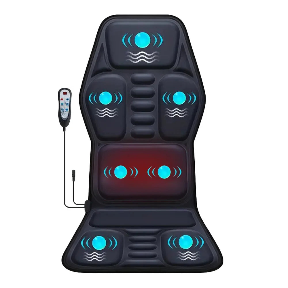 Himouta Heated Back Massager Chair Cushion For Relaxation