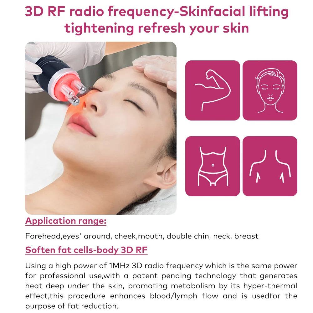 4 In 1 Cavitation Body Slimming Machine With Facial Massager