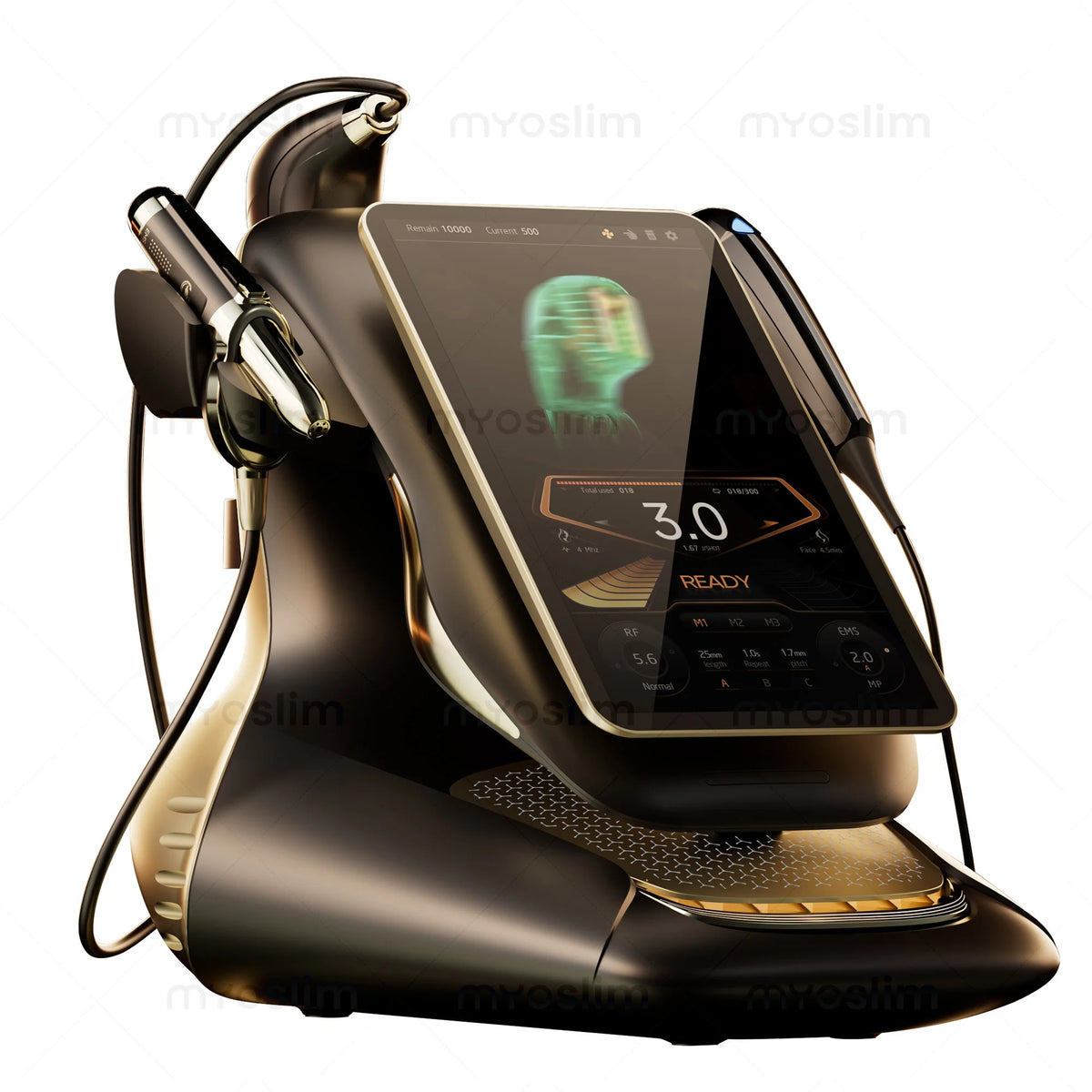 MYOSLIM Multifunctional HIF 25D Beauty Machine For Facial Tightening