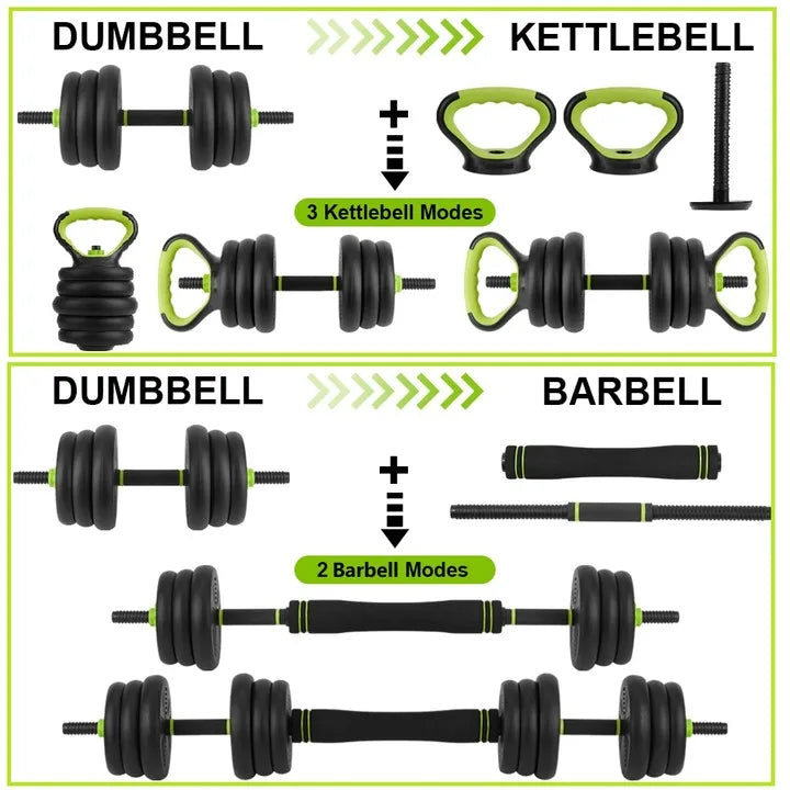 Twister.Ck Adjustable Dumbbells Free Weight Set For Home Gym