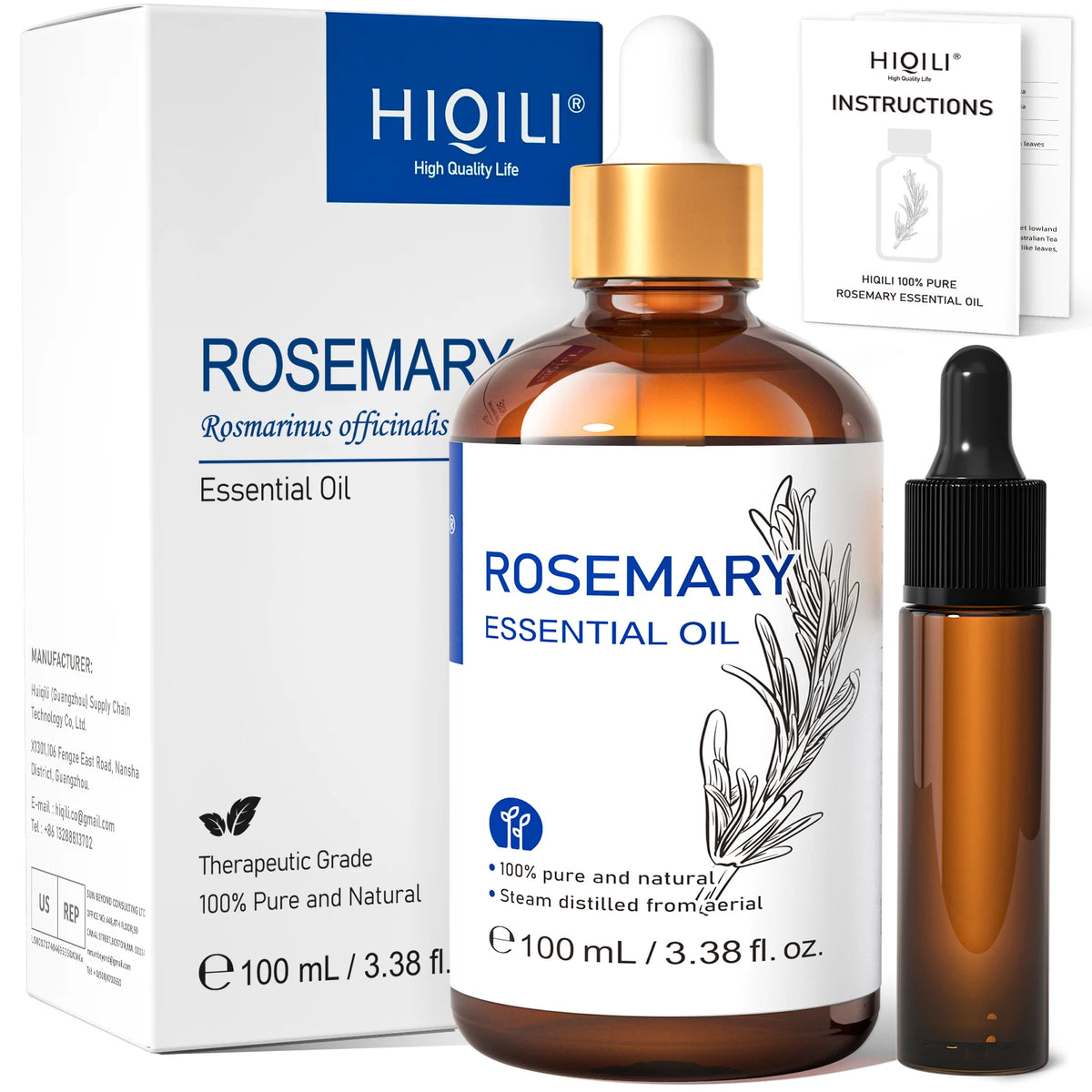 Hiqili Natural Essential Oils for Aromatherapy and Diffusers
