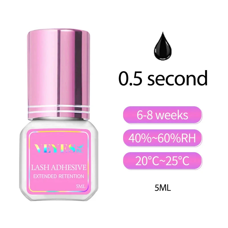 Veyes Inc Fast Drying Eyelash Extension Glue For Volume Lashes