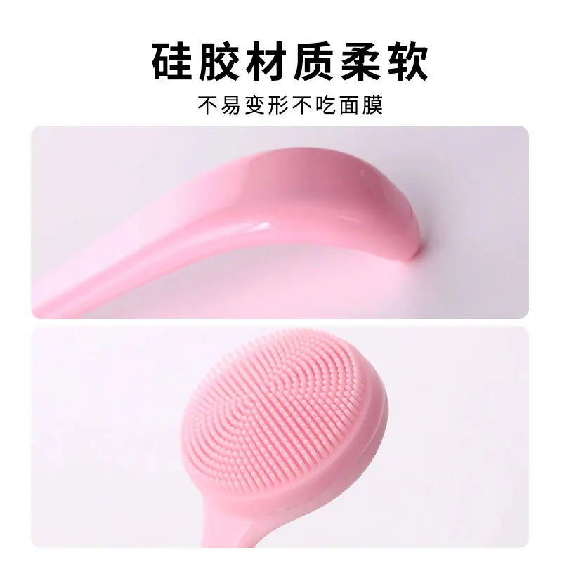 Silicone Facial Cleansing Brush Makeup Remover Blackhead Pore Cleaner