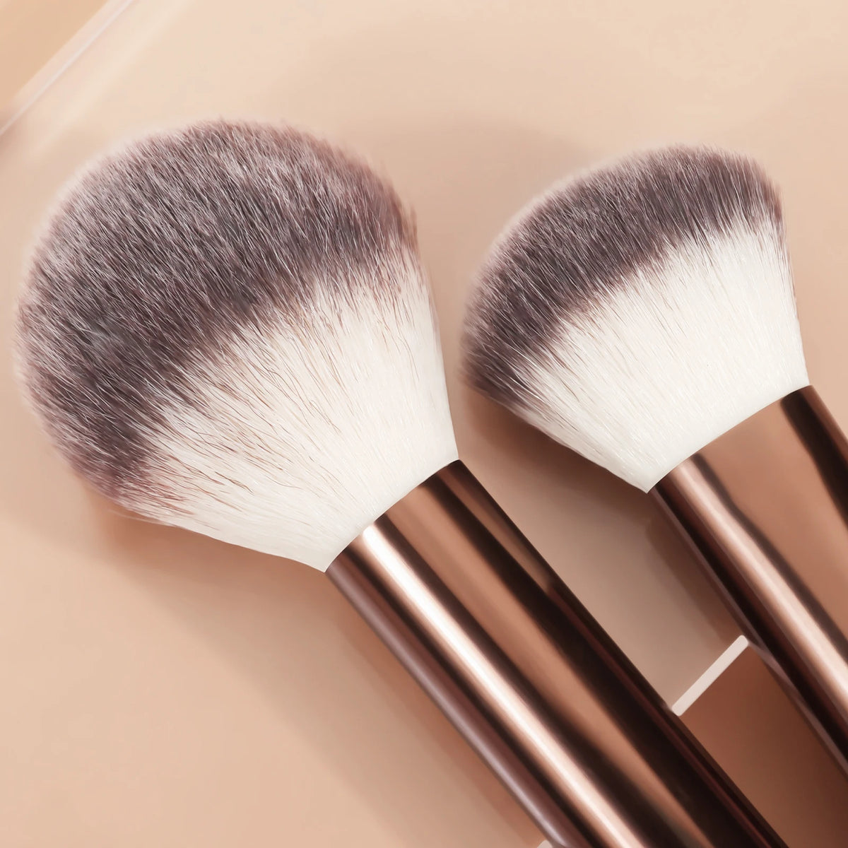 Soft Bristle Kabuki Makeup Brush Set for Face and Eyes
