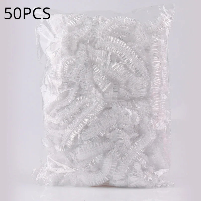 Premium Disposable Waterproof Shower Cap For Bathroom Travel