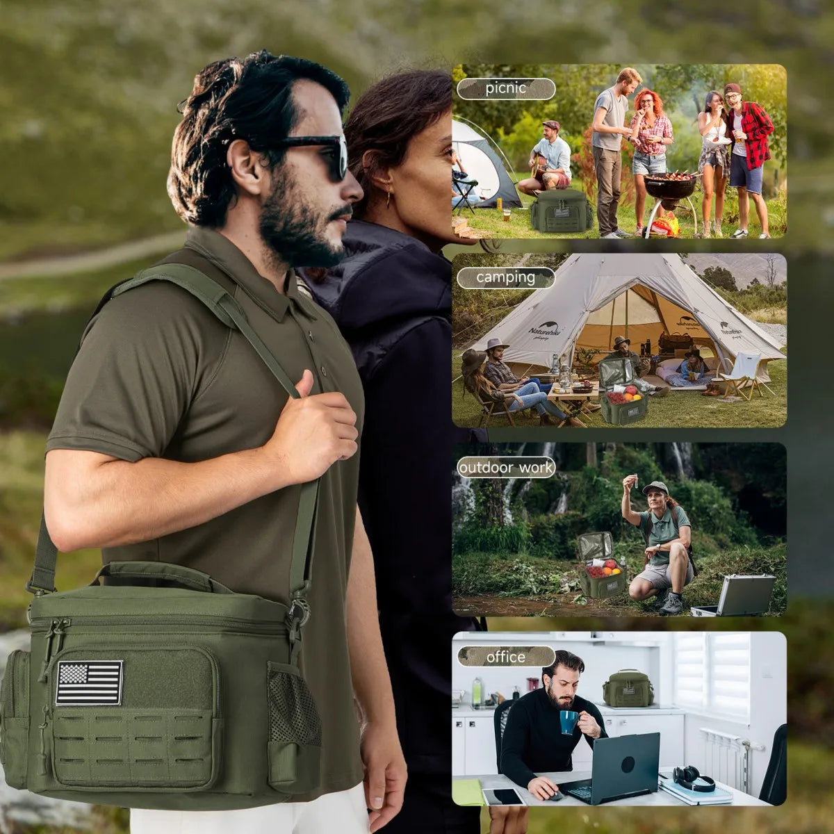 ReFire Gear Heavy Duty Tactical Insulated Lunch Bag