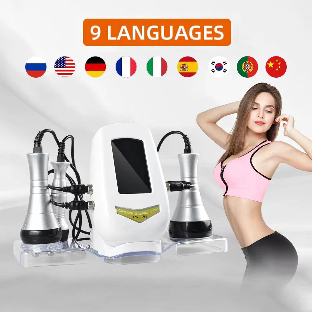 Skinterest 3In1 40K Cavitation Device For Facial Body Tightening