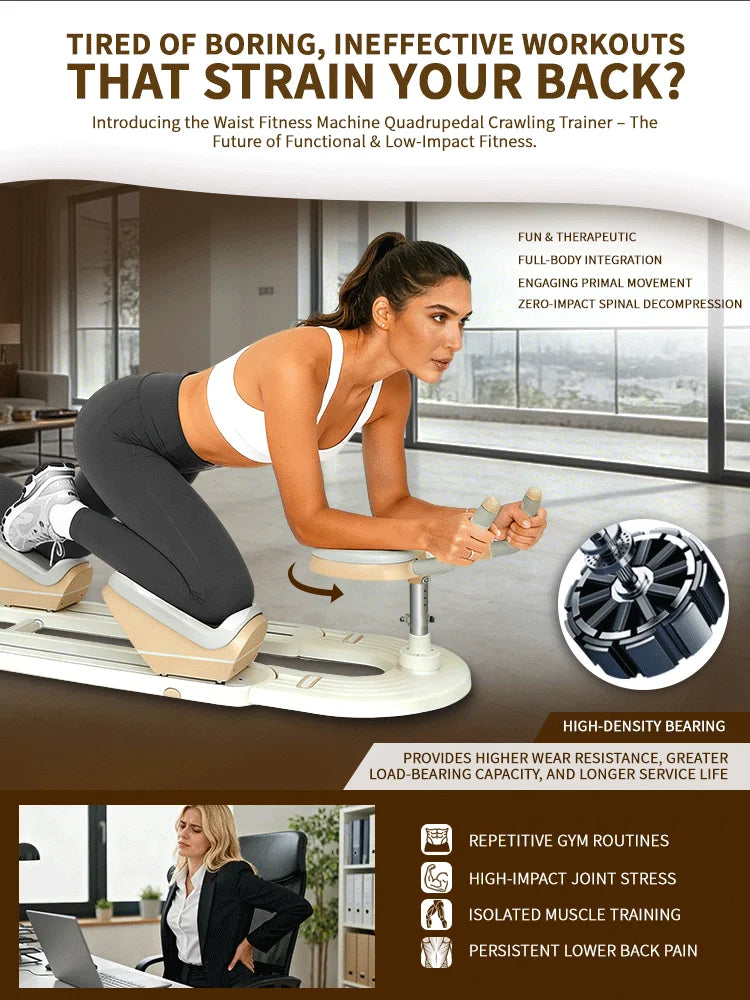 Back Stretch Trainer For Spinal Twist And Abdominal Workouts