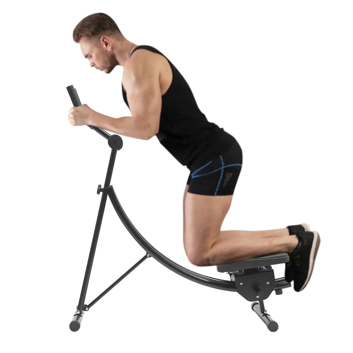Adjustable Ab Workout Machine With Led Monitor For Core Training