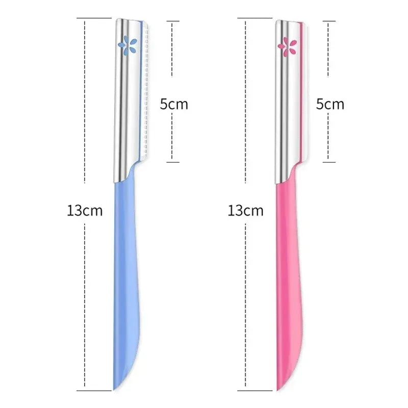 Professional Stainless Steel Eyebrow Grooming Razor Blade Kit