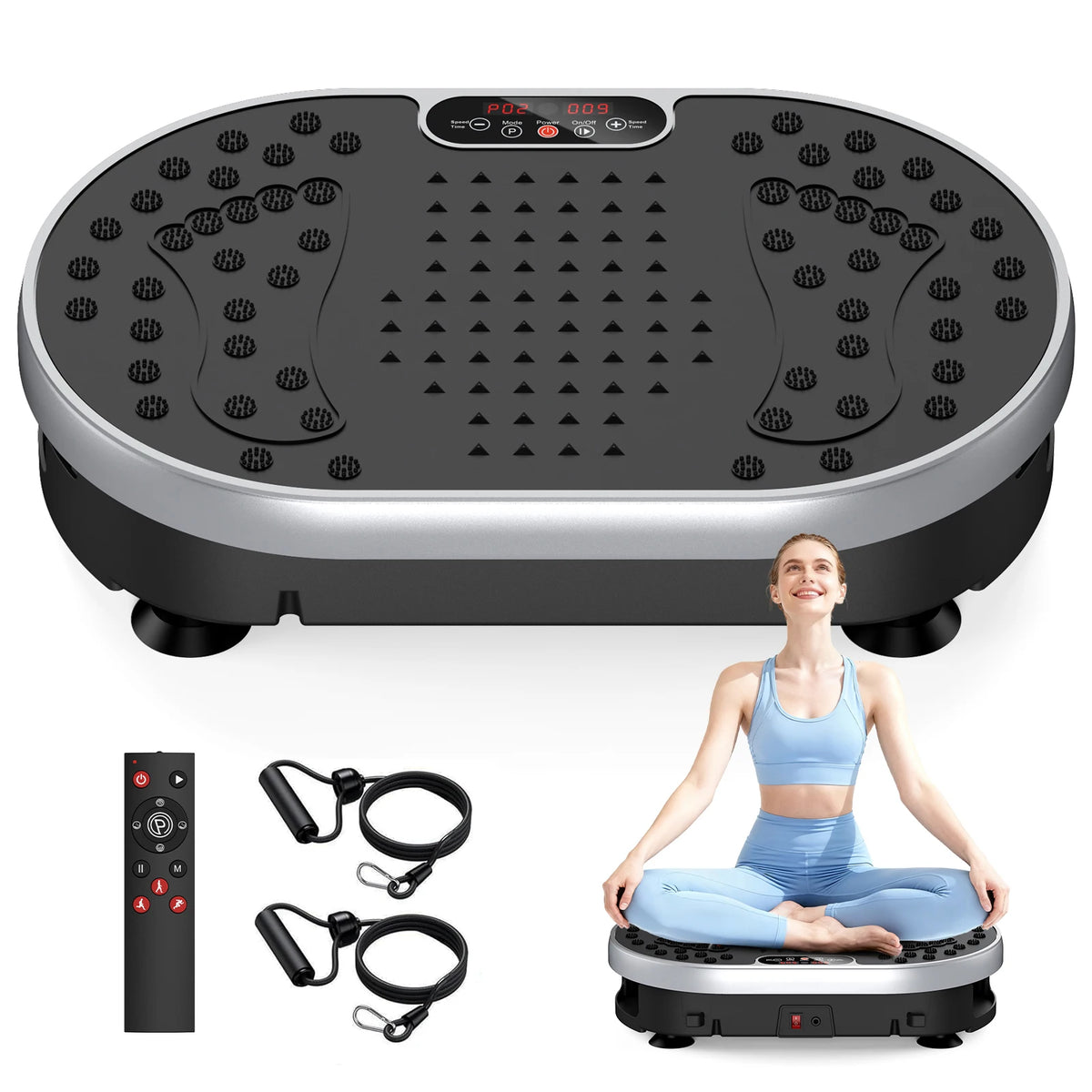 HTM Vibration Plate Exercise Machine For Home Fitness Training