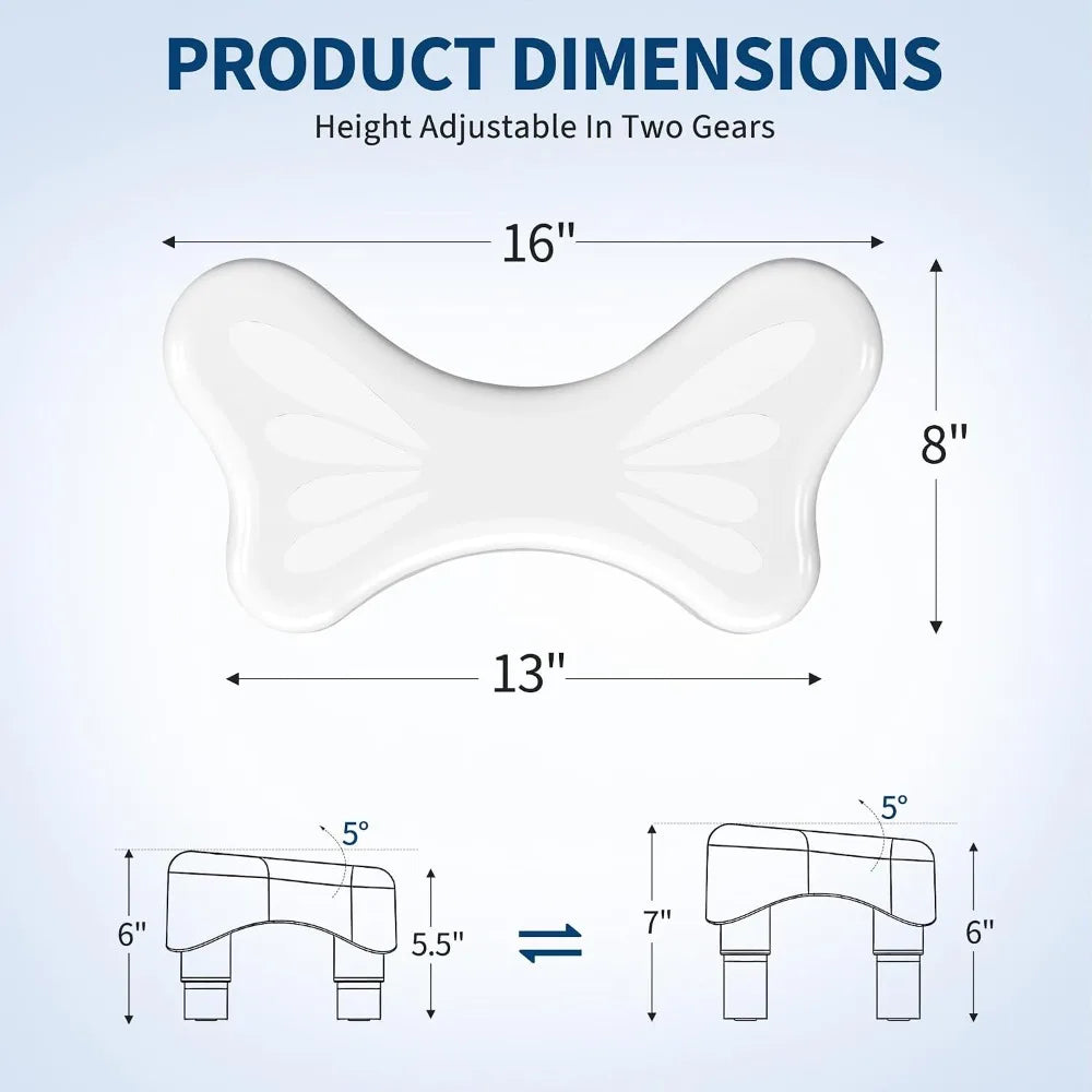 Ergonomic Bathroom Toilet Foot Stool For Better Posture Support