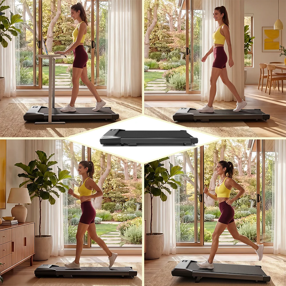 Superun Under Desk Walking Pad Treadmill With LCD Display
