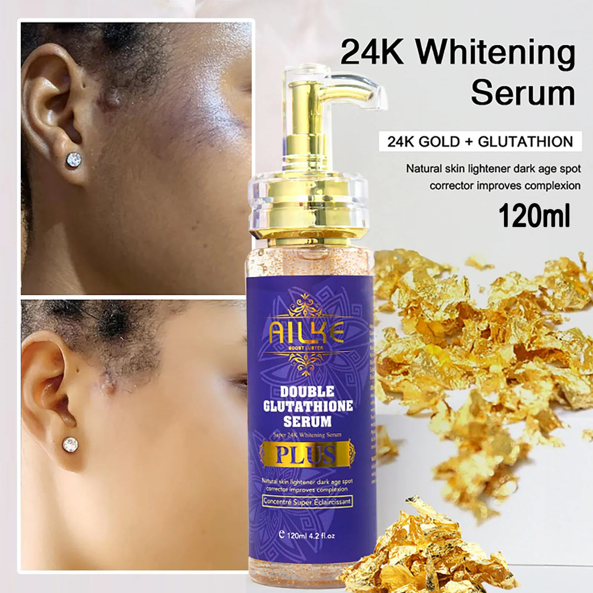 Ailke Brightening Body Milk For Even Skin Tone And Moisturizing