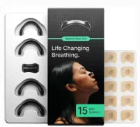 Skin Friendly Nose Strips Starter Kit for Anti Snore Support