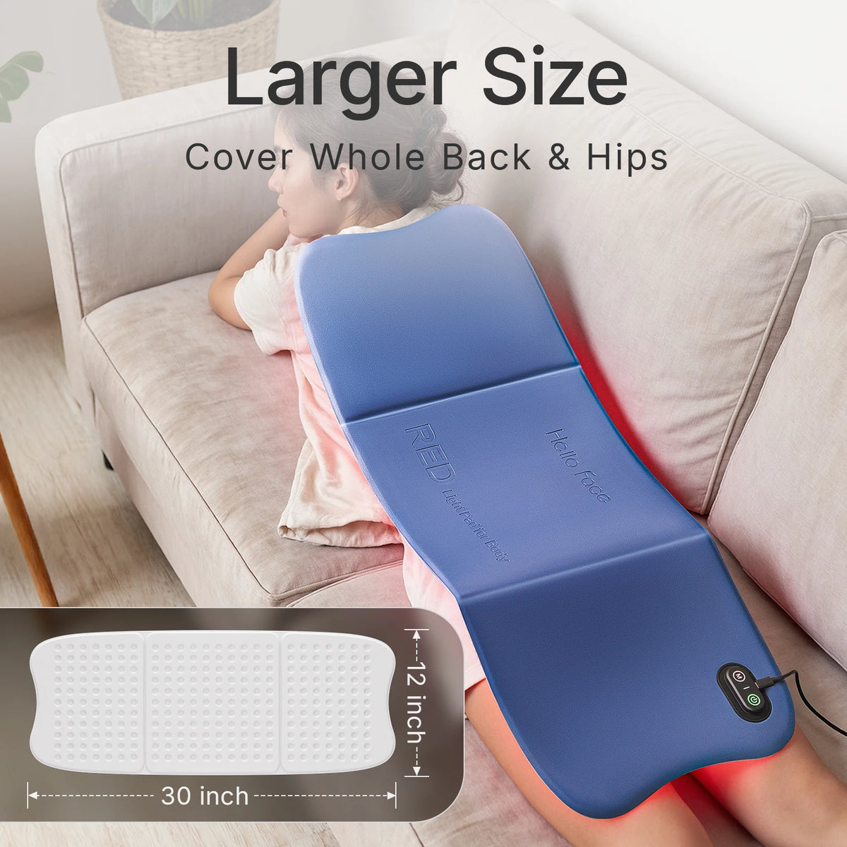 Hello Face Red Light Therapy Mat With Near Infrared LEDs