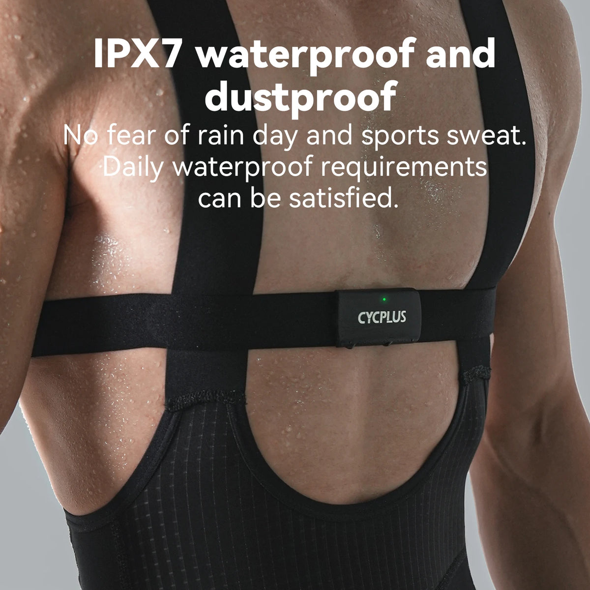Cycplus H2 Heart Rate Monitor Chest Strap With Advanced Monitoring