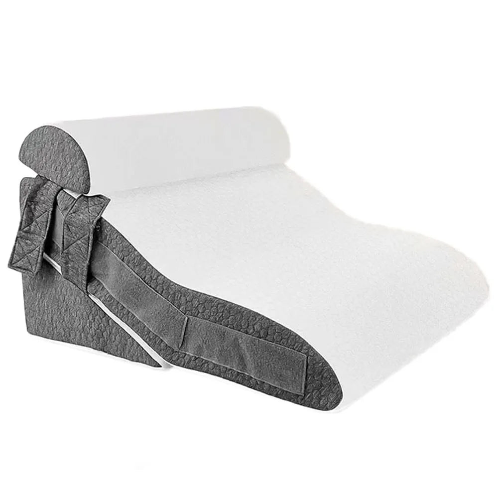 Memory Foam Wedge Pillow With Adjustable Incline Neck Support