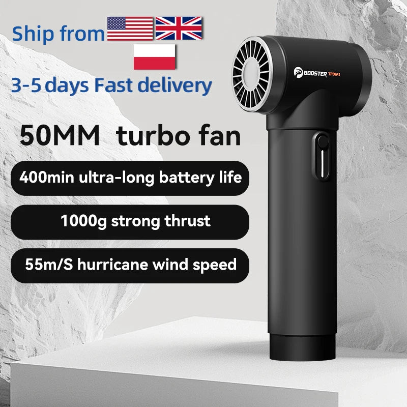 Booster Turbo Car Blower Provides Four Speeds For Fast Drying