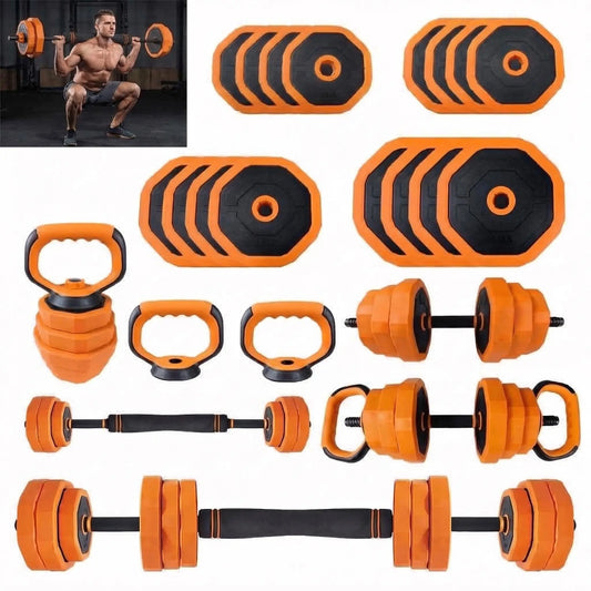 Adjustable Dumbbells Free Weight Kit With Multi Function Connector