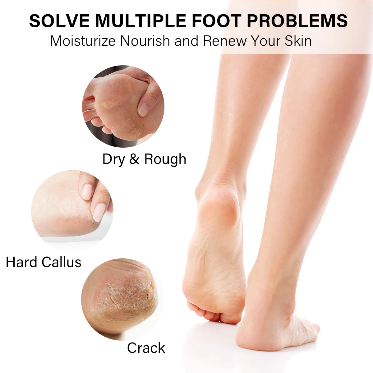 Four Step Spa Pedicure Kit Herbal Foot Scrub Peeling Care