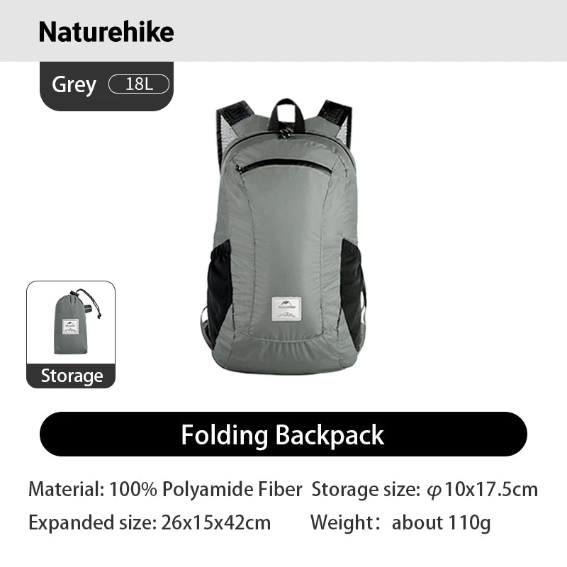 Naturehike Ultralight Waterproof Foldable Backpack For Camping And Hiking