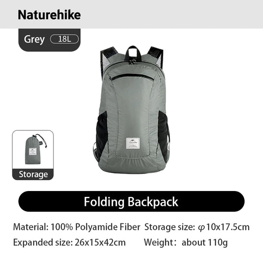 Naturehike Ultralight Waterproof Foldable Backpack For Camping And Hiking