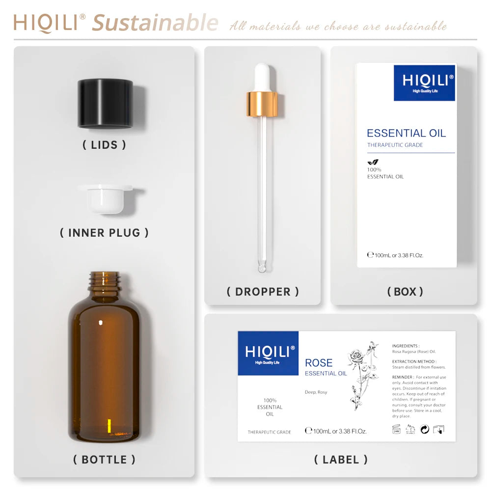 Hiqili Pure Cajeput Essential Oil For Diffuser Aromatherapy Use