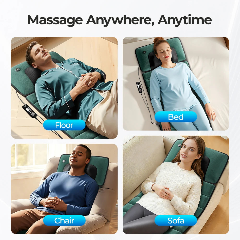 HOMEMASSA Full Body Vibration Massage Mat For Muscle Relaxation