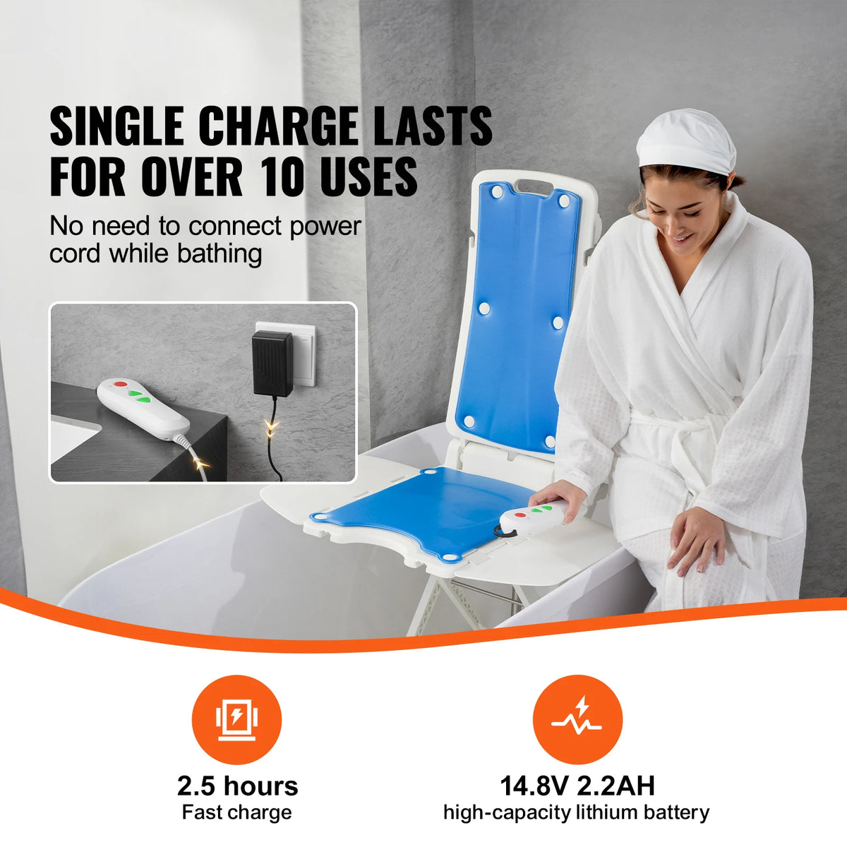 SucceBuy Electric Assistive Chair Lift Supports 310 Pounds
