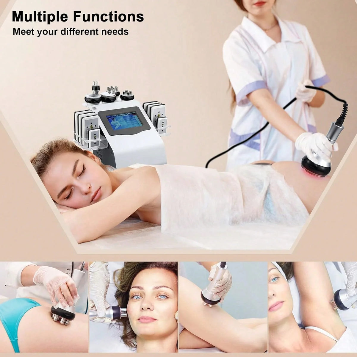 Multifunction Cavitation Beauty Device For Body Contouring
