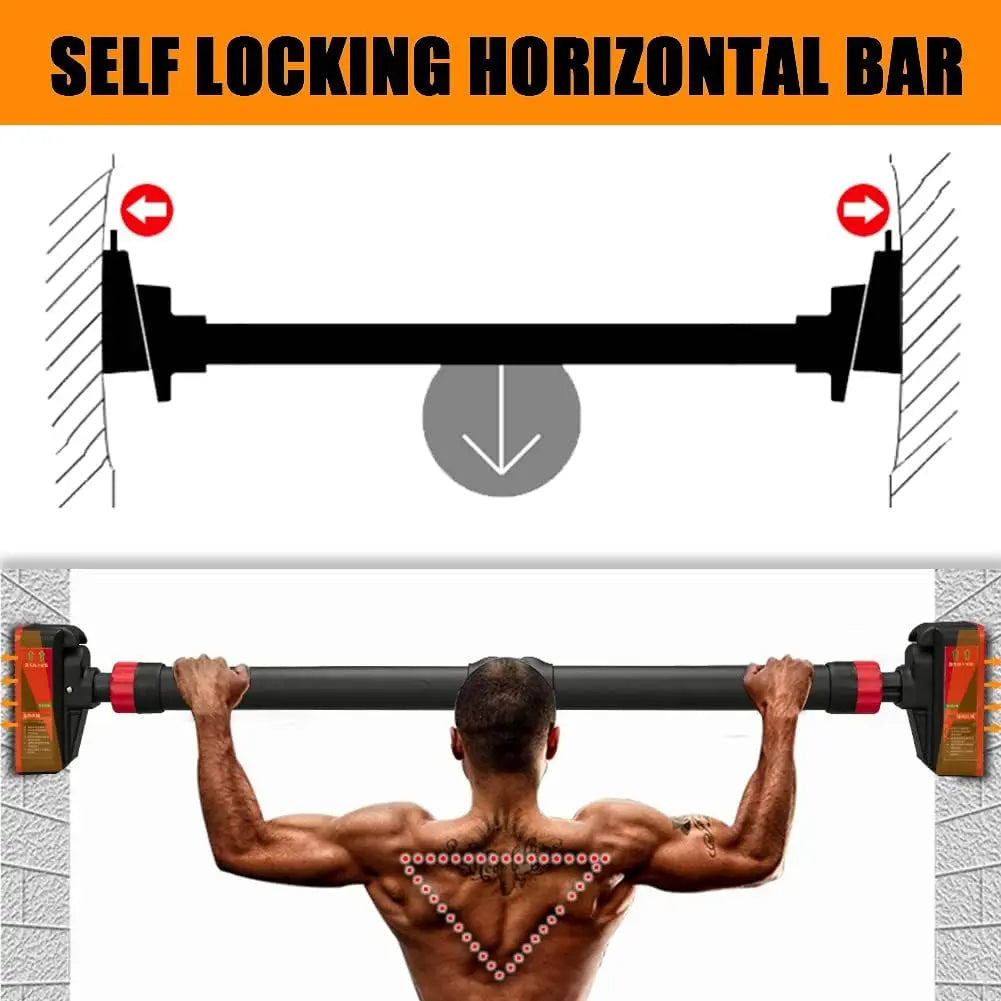 HiMISS Adjustable Doorway Pull Up Bar For Home Strength Training