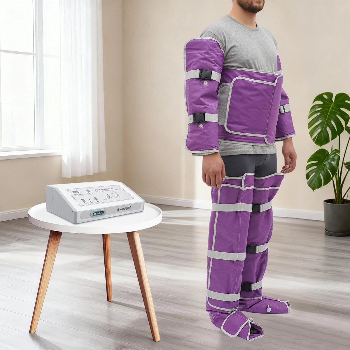 Electric Air Pressure Body Massager With 14 Adjustable Airbags