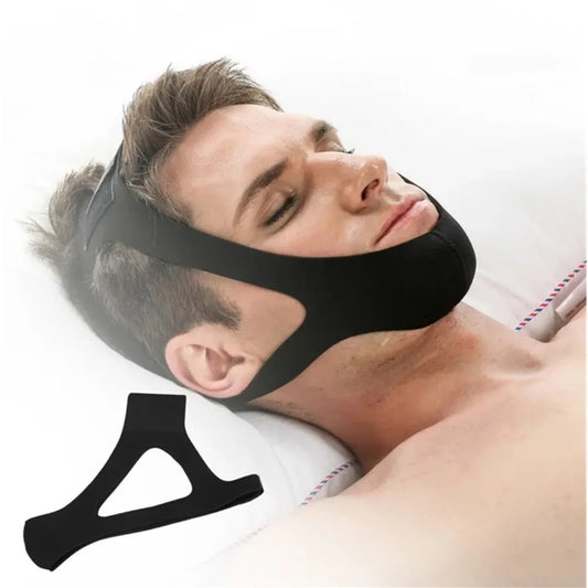 Cotton Anti Snoring Chin Strap Open Mouth Sleep Aid Band