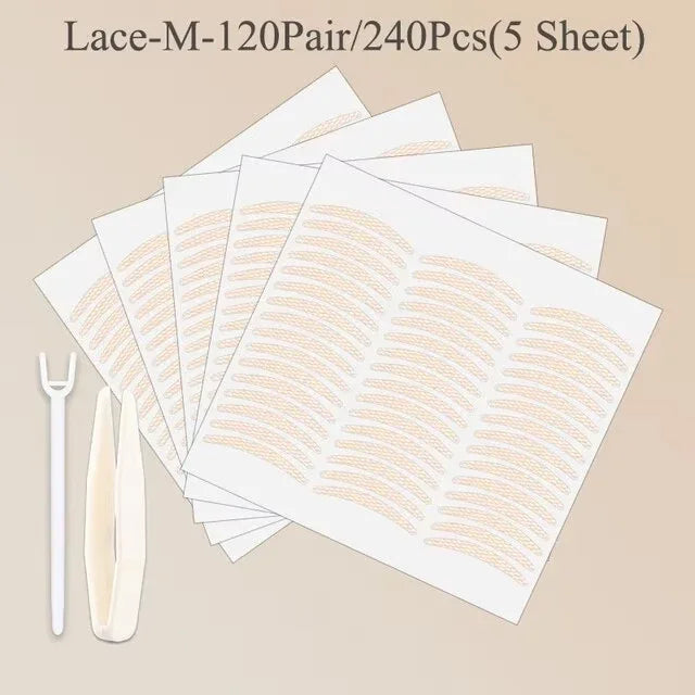 Invisible Double Eyelid Tape With Application Tool For Natural Makeup