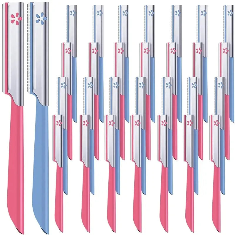 Professional Stainless Steel Eyebrow Grooming Razor Blade Kit
