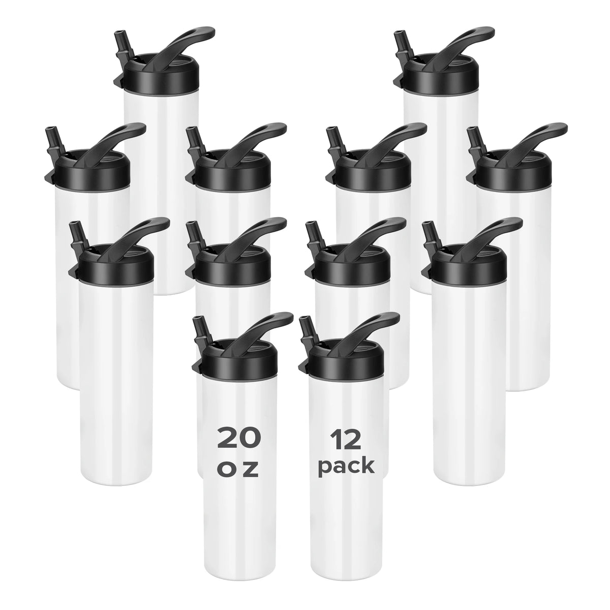 Fastsub Sublimation Tumblers Stainless Steel Vacuum Travel Water Bottle