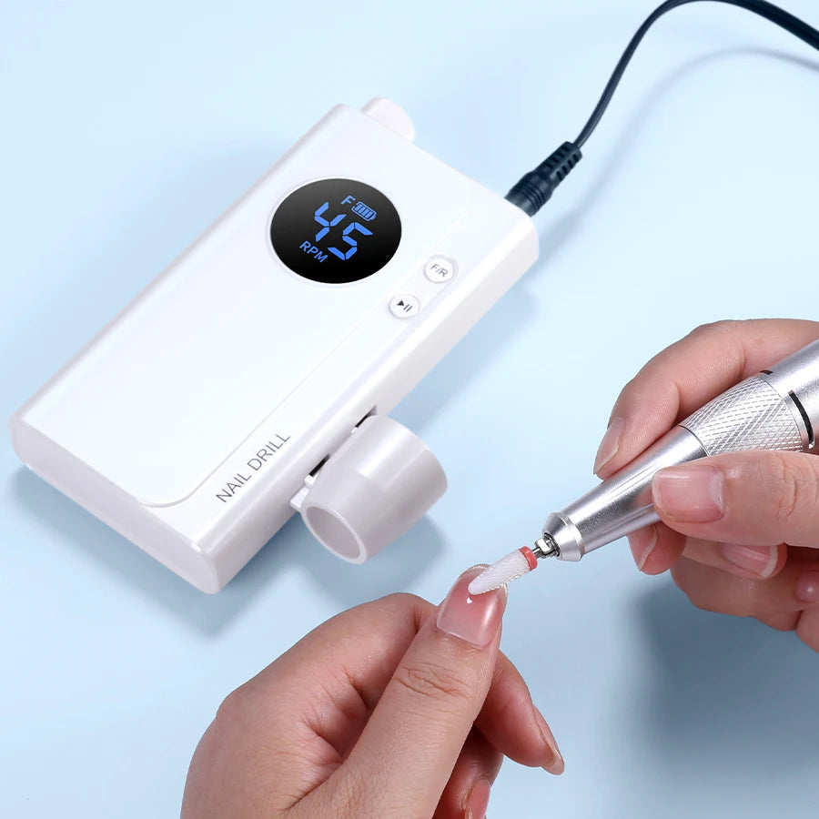 Cosprysmal Cordless Nail Drill With Adjustable Speed And Display