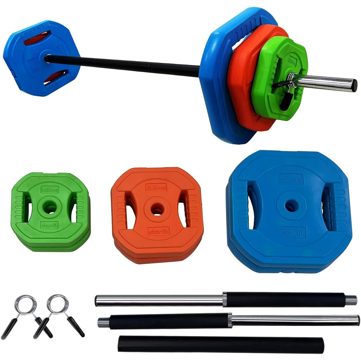 TWISTER CK Adjustable Barbell Weight Set For Strength Training