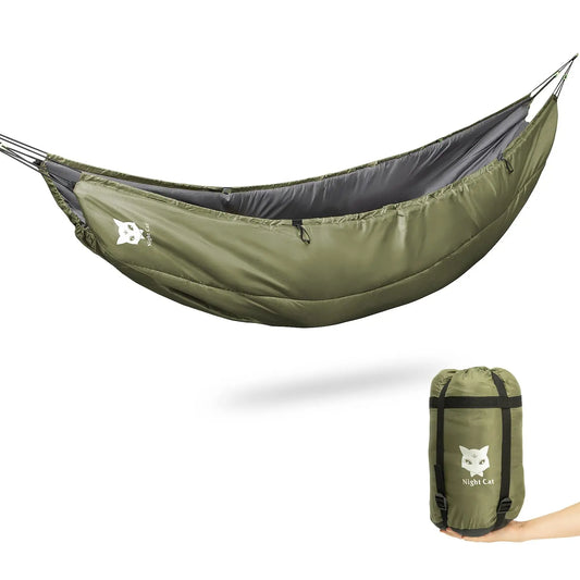 Lightweight Cotton Hammock Underquilt Insulated Sleeping Bag For Camping