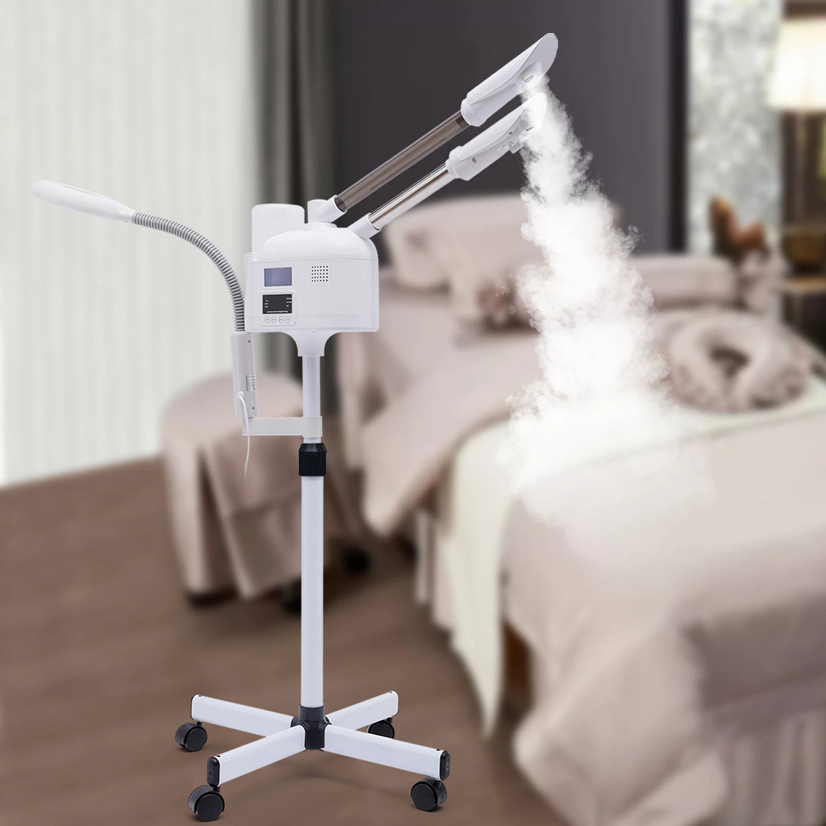 Bymaocar Nano Ionic Facial Steamer With Hot Cold Mist Sprayer