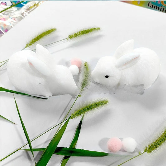White Rabbit Slow Rebound Squishy Toy Fidget Stress Relief Squeeze