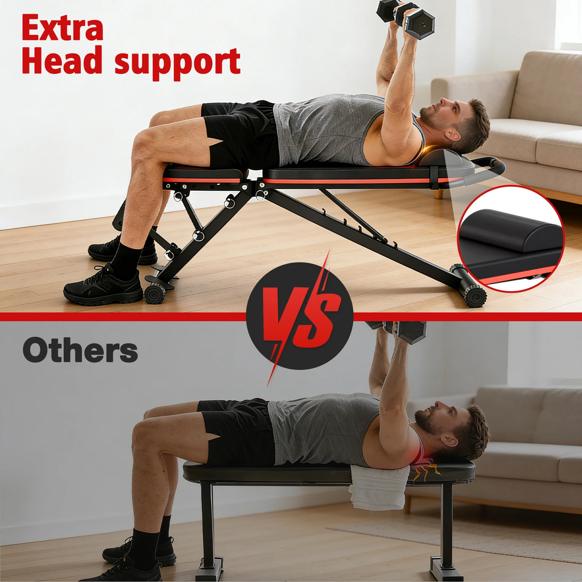 14 In 1 Foldable Dumbbell Bench For Full Body Workouts